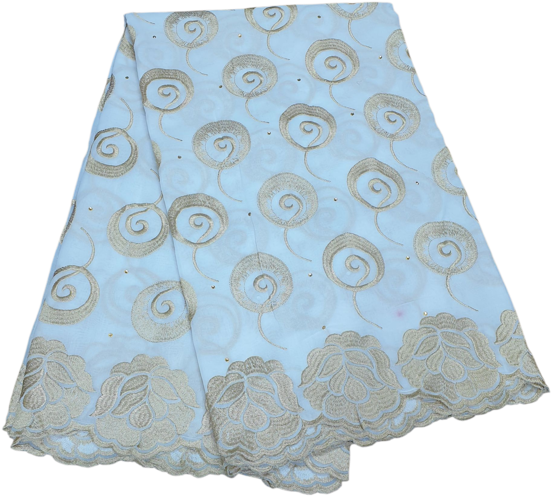 Swiss Voile Lace 5 Yards (Embroidered)